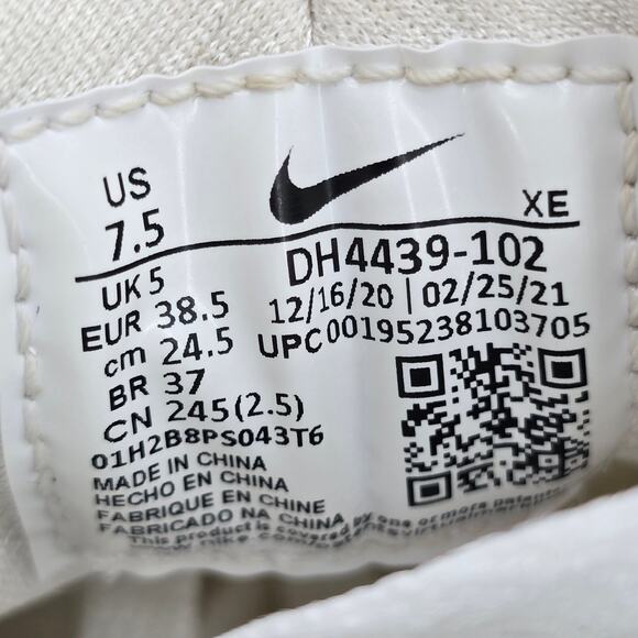 Nike Shoes - Nike Air Huarache Shoes Women's 7.5 White Lace Up Athletic Running Sneakers